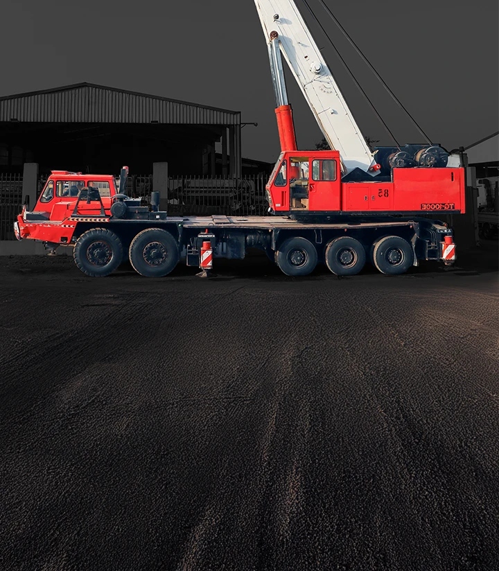 Live Mobile Cranes for Auction